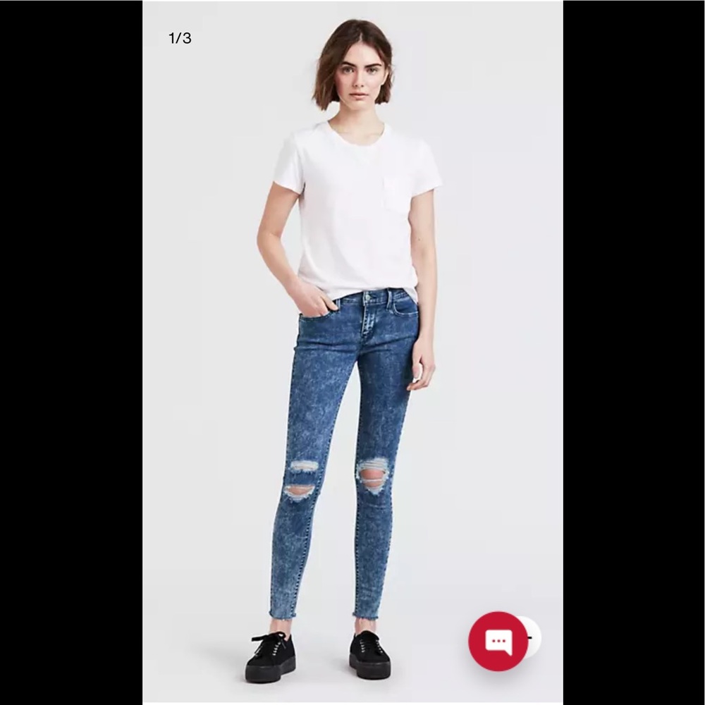 Levi 710 super skinny jeans